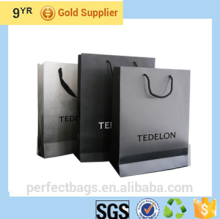 stamped customized size paper gift bags