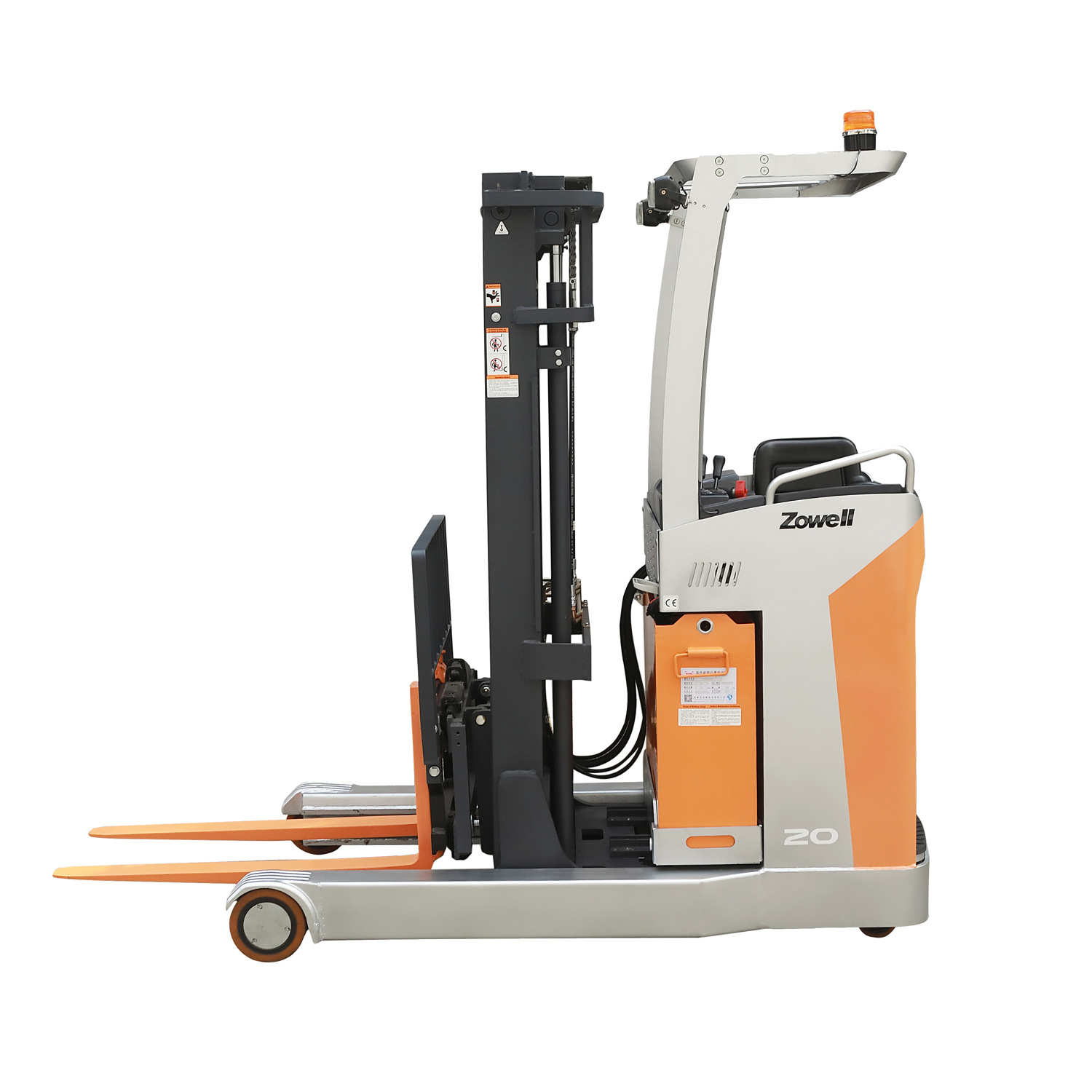 Side-Facing Seated Positon Electric Stacker