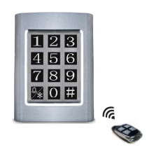 Stand-alone Metal Touch Keypad Access Control with 2.4G Remote Controller