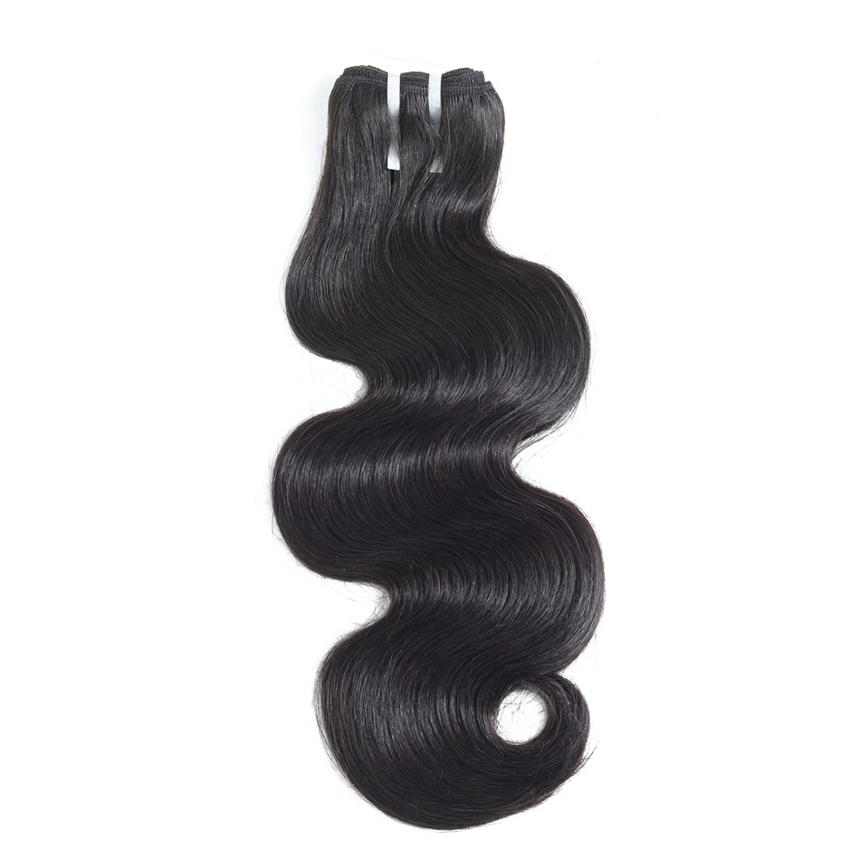 Indian Bouncy Remy Raw Virgin Hair Double Drawn With Closure, Best Quality Human Hair Vietnam Bone Straight Super Double Drawn