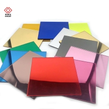 Rose gold mirrored acrylic sheet