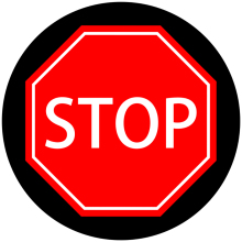 Warning Logos and Safety Signs for Gobo Projectors in Construction Site Warehouses