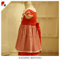 JannyBB red check flutter sleeve toddler dress