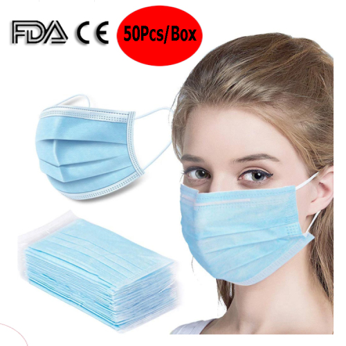 3ply EarLoop Mask Anti Virus Mascarillas desechables