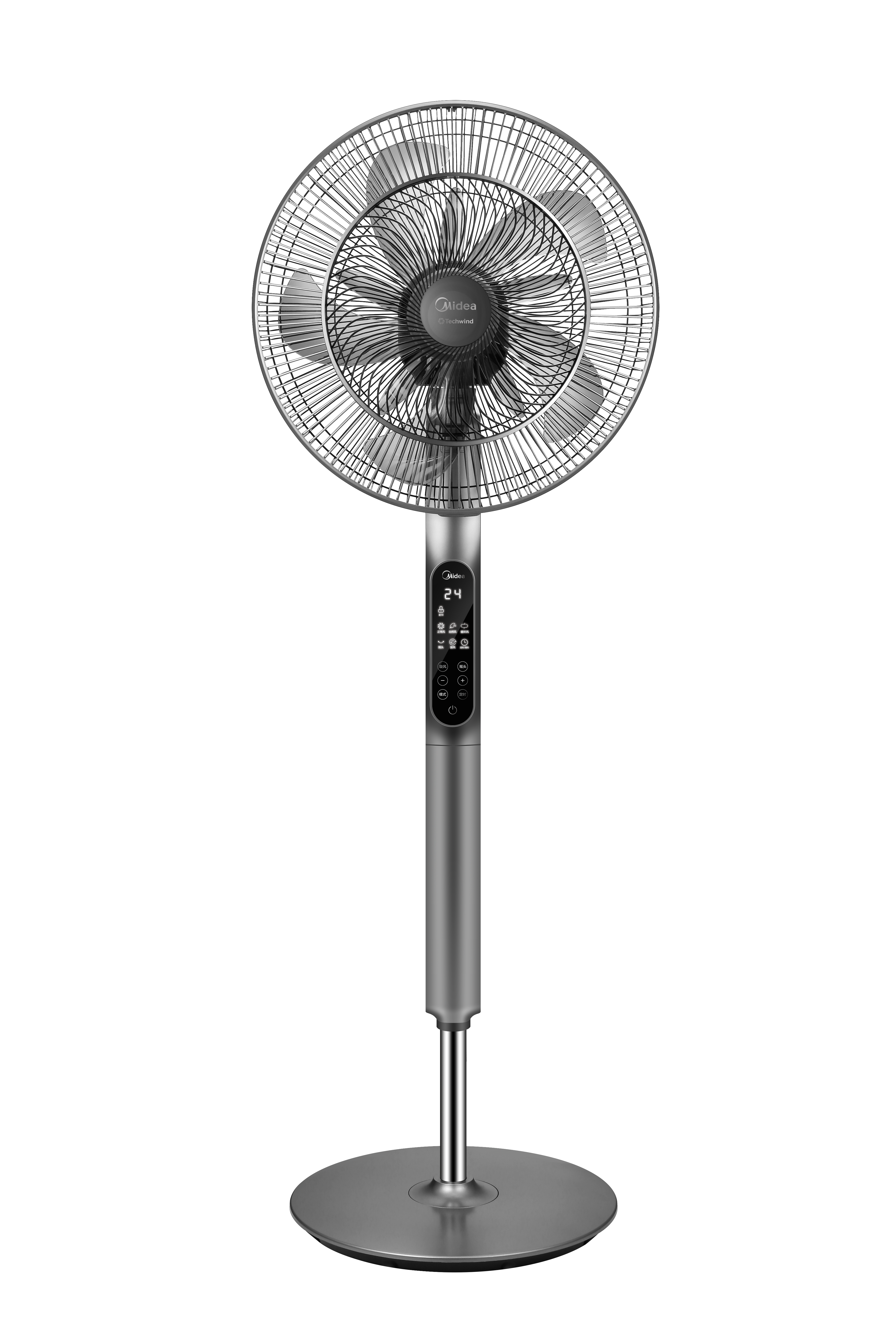 tilting angle adjustable standing pedestal electric fan