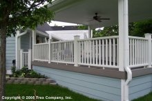 WPC extrusion mould railing