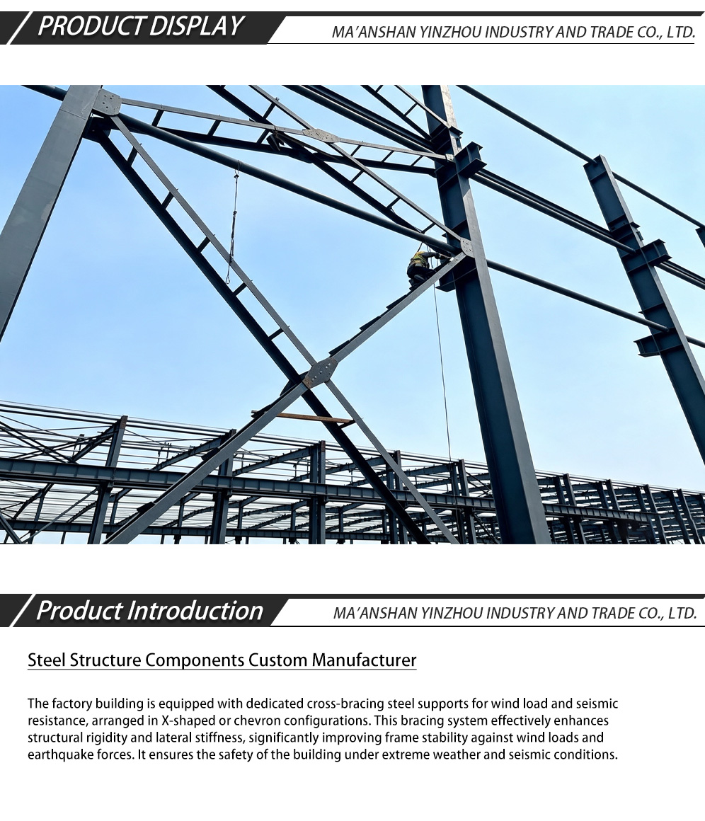 Распорка поперечной стальной колонны-x Cross Steel Column Bracing-x
