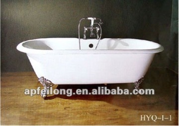 Classical Cast iron Enamel Clawfoot Bathtub