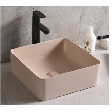 Lavabo Encimera Mate Lavabo Rectangular Porcelánico Mate