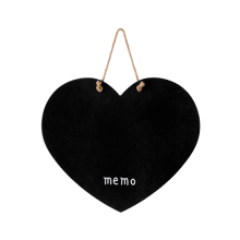 Heart design blackboard