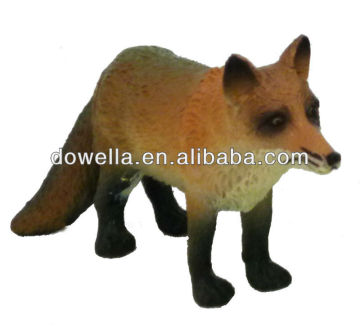 PVC Plastic Animal Toys,Realistic Fox Animal Toys,3D animal toys