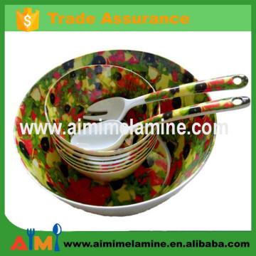 High quality melamine salad bowl sets