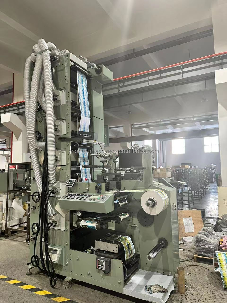Automatic Roll To Roll Flexo Label Printing Machine (330mm/450mm) - Hot ...