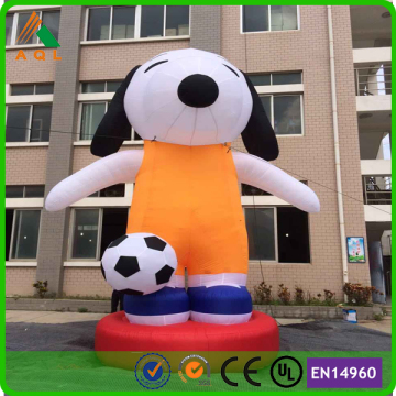Outdoor giant inflatable dog/ inflatable dog decoration cheapest sale