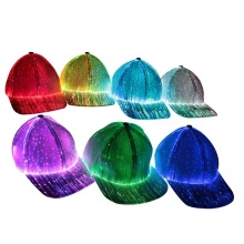 Luminous USB Charging Glow in the Dark Fiber Optic Baseball Hat