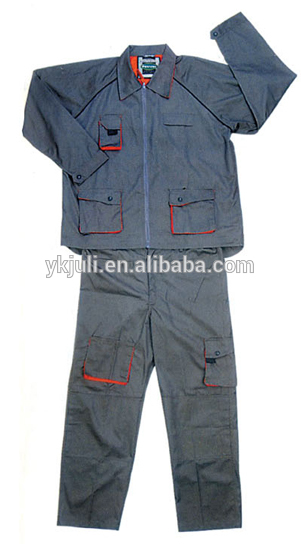 gray working uniform, work uniforms hot saling