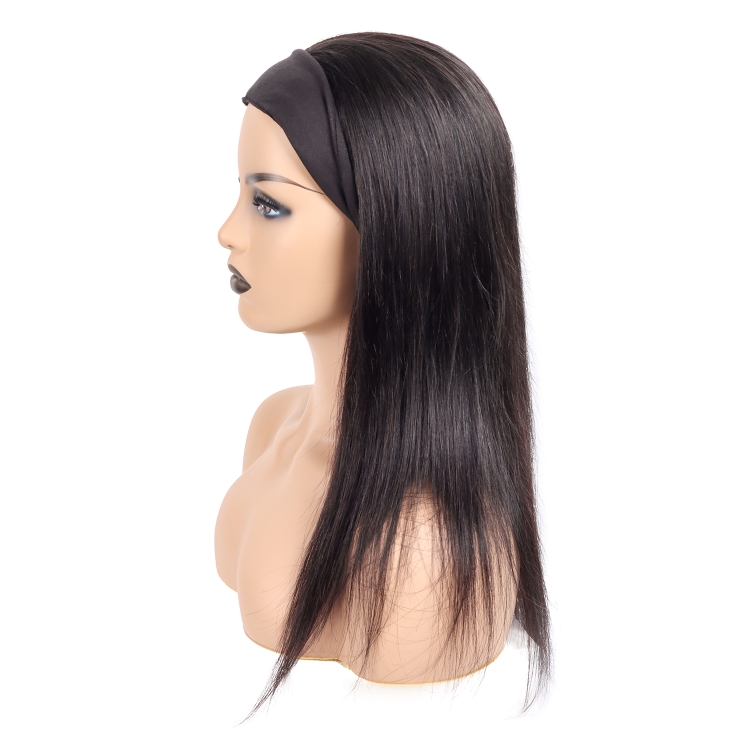 Wholesale Headband Wig Human Hair For Black Women,Remy Human Hair Headband Wig, Glueless Lace Wigs 100% Virgin Human Hair