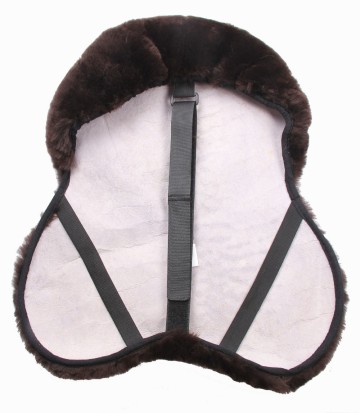 Horse equipment sheepskin saddle cover