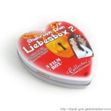 Heart-shaped CD tin