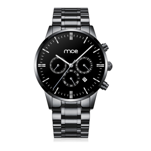 Custom Stainless Steel Strap Chronograph Man Watches