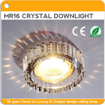 MR16 crystal downlight 8w cob led downlight round shape