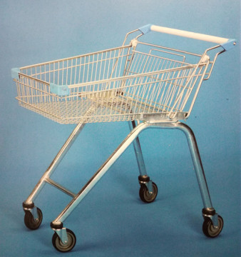 Hot Zinc plated store shopping trolley carts