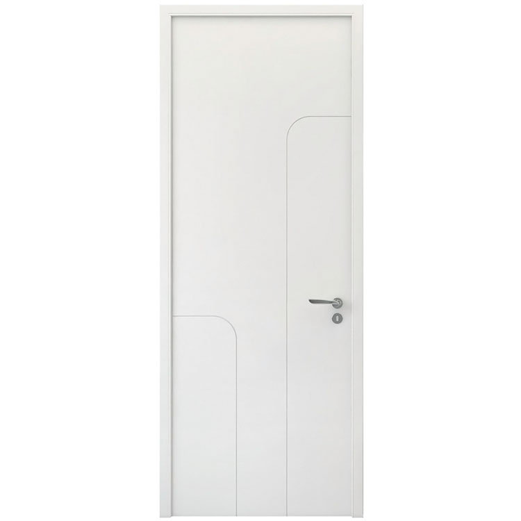 Portes de chambre CNC conceptions de douche en bois porte en bois massif de haute qualité intérieure