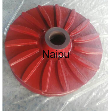 Custom size nitrile rubber slurry pump impeller