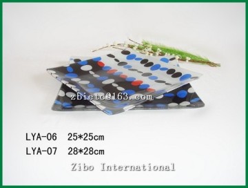 fine Hi-Q glass charger plates wholesale