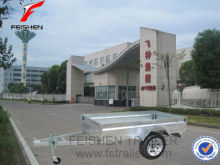 china hot dipped galvanized box trailer