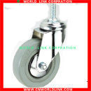 4" Hight Quality Plastic Soft Rubber Casters