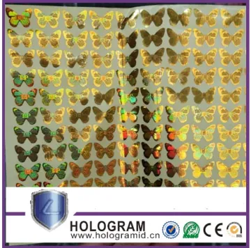 Hot Sale Round Vinyl Security Labels Custom Make Hologram Stickers