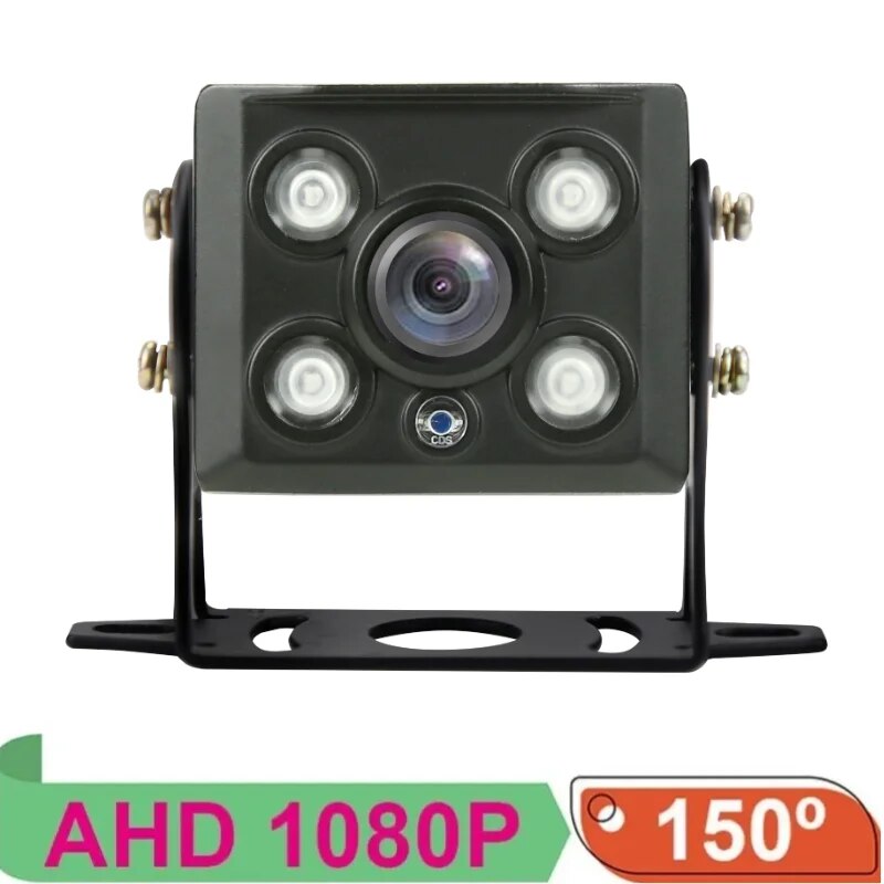 1920*1080p AHD Backup Camera 12V για παρακολούθηση οχημάτων φορτηγών λεωφορείων 4 IR Night Vision Car Surveillance Camera IP68 Ατύλιξη
