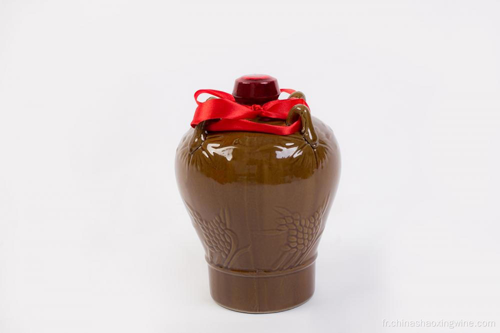 Vin de riz Shaoxing rempli en poterie jar3 larmes