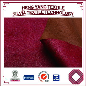 Polyester Micro Suede Fabric, Knitting Suede Fabric, Suede coat fabric