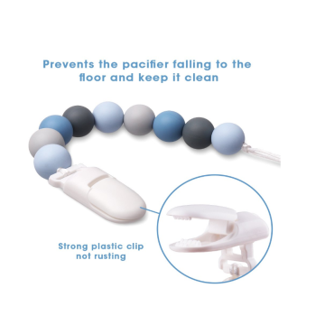BPA Gratis Silikon Baby Pacifier Clip Holder
