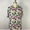 Custom Fancy Hawaiian Printed Floral Shirts Men