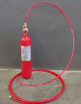 Heptafluoropropane fire detection tube fire extinguishing device (straight through type)
