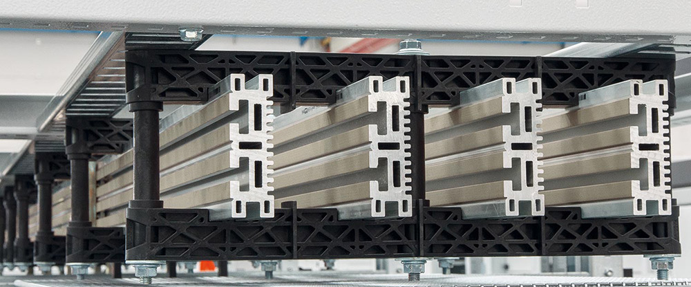 Aluminum busbars used in commercial buildings