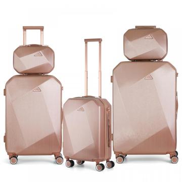 5 pièces Shell Hard Traveling Luggage Ensembles
