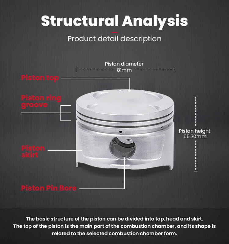 Auto Engine 4A-FE Piston for Toyota