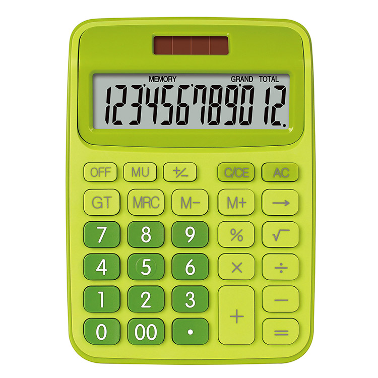 Eates colorful New model solar calculator DC-116