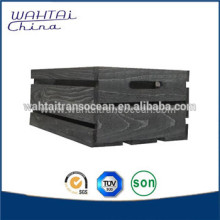 lightweight rustic wood flower planter box