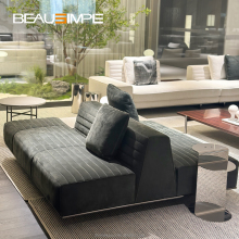 Luxurious Black Leather Sofa