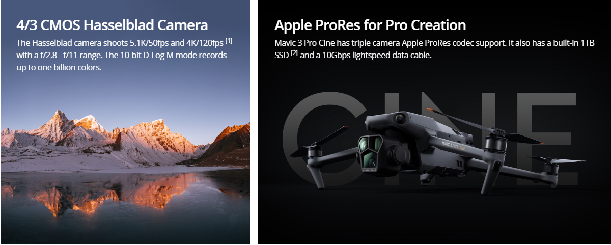DJI Mavic 3 Pro With RC Dual Tele Cameras Drone 15km HD Video Transmission
