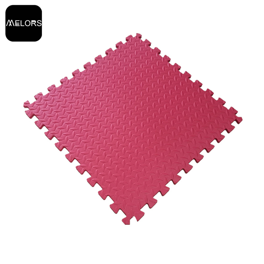 Tapis d'exercice en mousse EVA rouge