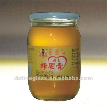 375ml ( for 500g Honey) High Quality Honey Bottle honey Glass Jar