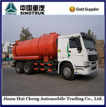 Howo 16cubic ~ 20 Cubic 6X4 Vacuum Sewage Sucking Tank Truck