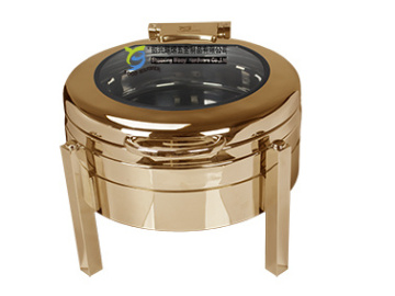 Round Chafing Dish Square Legs Buffet Frame Chafer