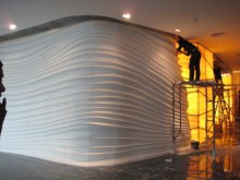 GFRG custom wall corrugated works